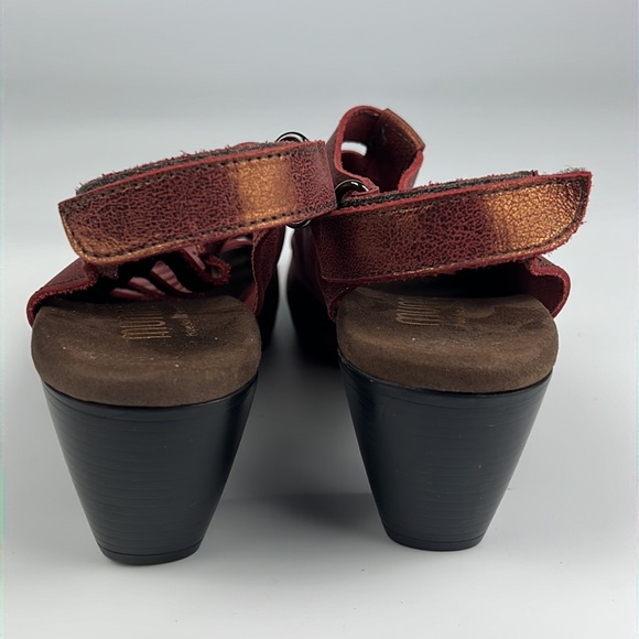 Munro Abby Crackle Open Toe Slingback Sandals Sz: 8.5SS - Picture 4 of 12